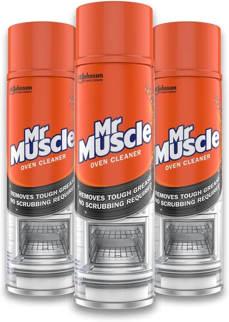 MR MUSCLE OVEN Cleaner Oven Cleaner & Degreaser For Burnt Grease, 3 X - View #5