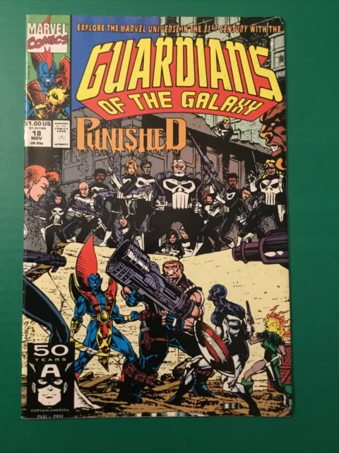 Guardians of the Galaxy #18 November 1991 Marvel Comics