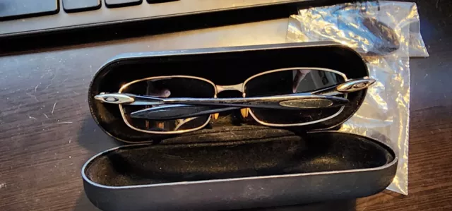 Oakley Blender OO4059-05 Gold Black Rectangle Wrap Sunglasses Frames 59-17 Sport