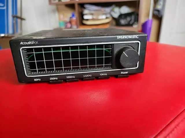 VINTAGE 1978 sparkomatic ACOUSTATRAC channel equalizer BOOSTER RARE