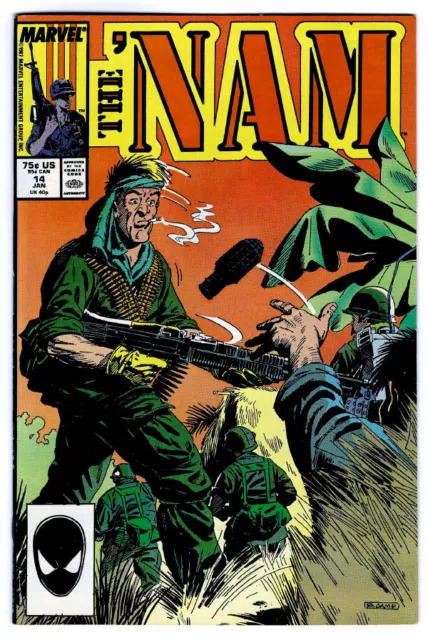 THE 'NAM #14 in NM- condition a 1988 Marvel war comic