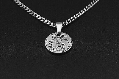 CRW Silver Mens Necklace with 2mm faceted miami cuban chain womens necklaces