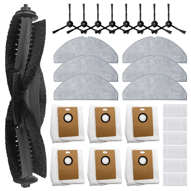 Ersatzteil-Set Für Tapo Staubsauger Roboter - Seitenbürsten, Filter, Wischtücher, Staubbeutel