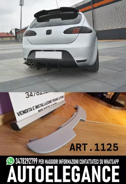 Spoiler De Toit Adapté Pour Seat Leon 1P Mk2 2005-2009 Look Cupra R