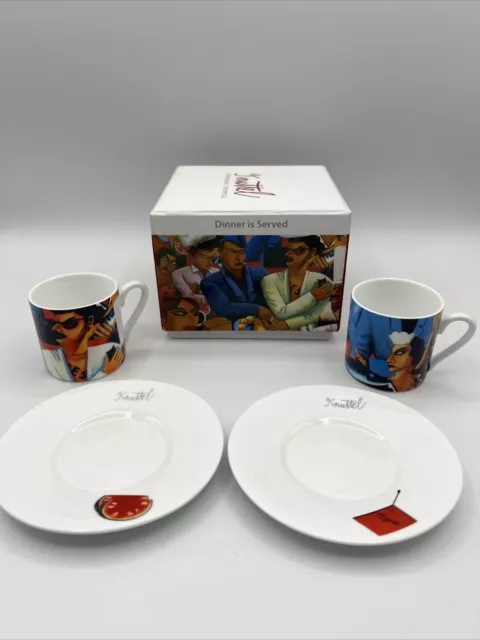 Decorative Cookware, & - Pottery & AU & PicClick Glass Cup Serveware, Dinnerware Saucers,