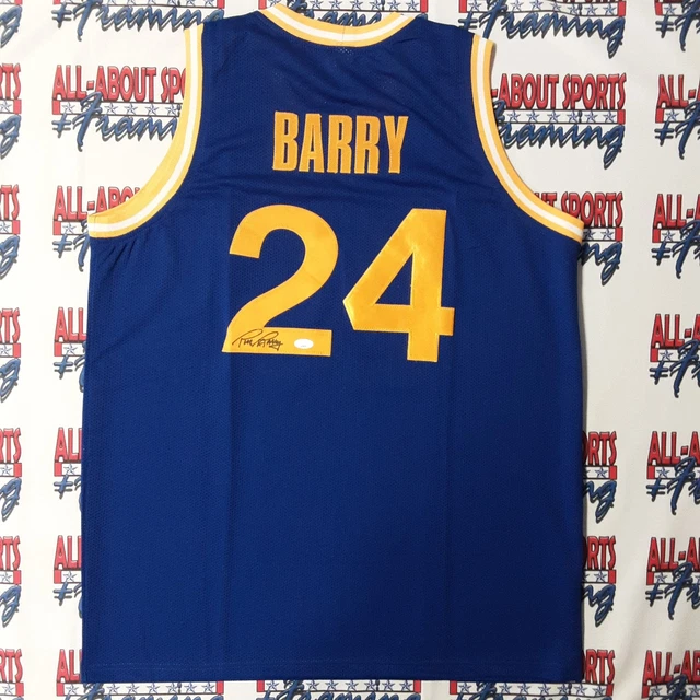 Rick Barry Authentic Signed Pro Style Jersey Autographed JSA