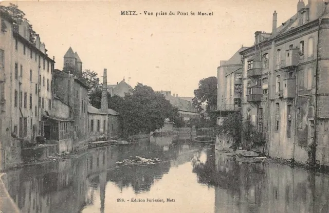 METZ - vue prise du Pont St-Marcel