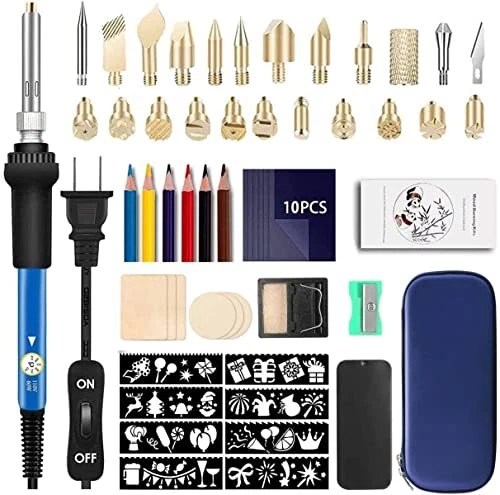 72Pcs Wood Burning Kit, Wood Burning Tool with Soldering Iron, Wood Carving