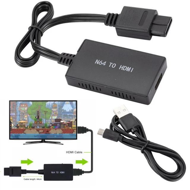 1080P N64 Auf HDMI Konverter HD Spiel Adapter TV Kabel für N64 / SNES / NGC / >