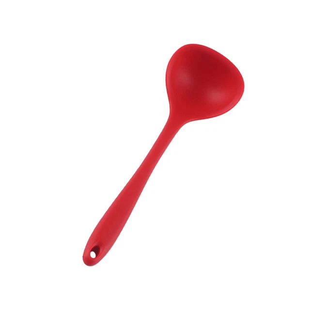 Cuchara para servir comida cuchara de silicona sartén antiadherente