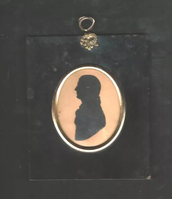 19th CENTURY SILHOUETTE PORTRAIT of  FIRST CONSUL BONAPARTE