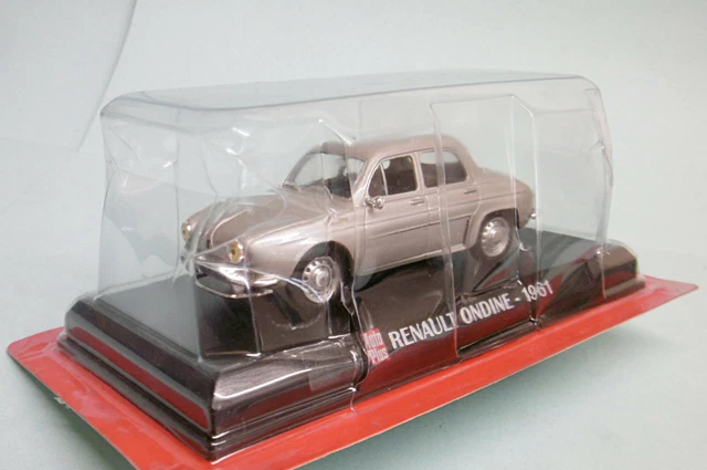 Ixo / Auto Plus - RENAULT ONDINE 1961 gris métallisé Neuf 1/43