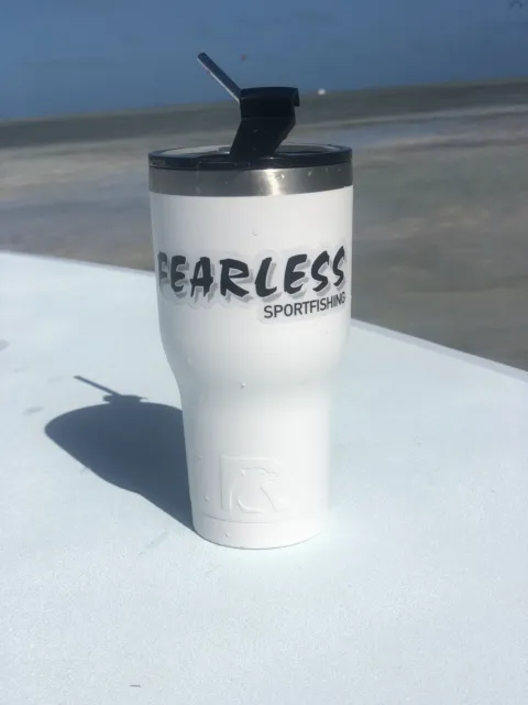 Fearless Fishing Charters Tumbler, 30 Oz., Rtic Stainless Steel Tumbler