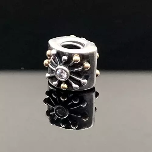 Pandora Desert Star Two Tone Sterling Silver, 14K Gold CZ