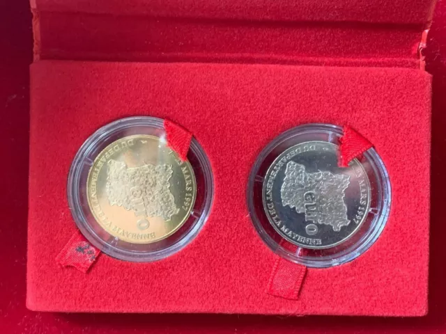 #6278 - EURO de la Mayenne lot de deux monnaies