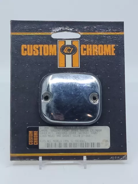 Custom Chrome Front Brake Master Cylinder Cover 27-064 1996 Up Harley Davidson