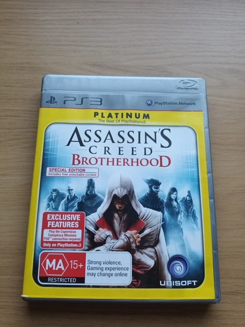 ASSASSIN'S CREED BROTHERHOOD + Manual - PS3 - Tested & Working