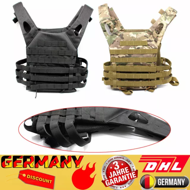 Taktische Weste Kampfmittelweste Modular MOLLE Einsatzweste Tactical Combat Vest