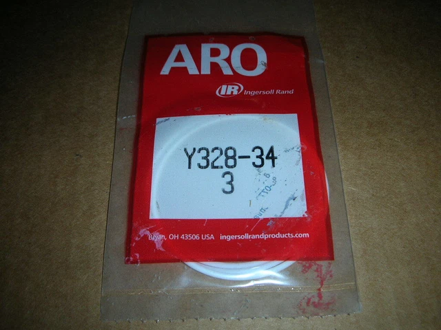 Ingersoll Rand IR ARO Y328-34 O-Rings for 2-Ball Piston Pump 3-Pieces NOS!!