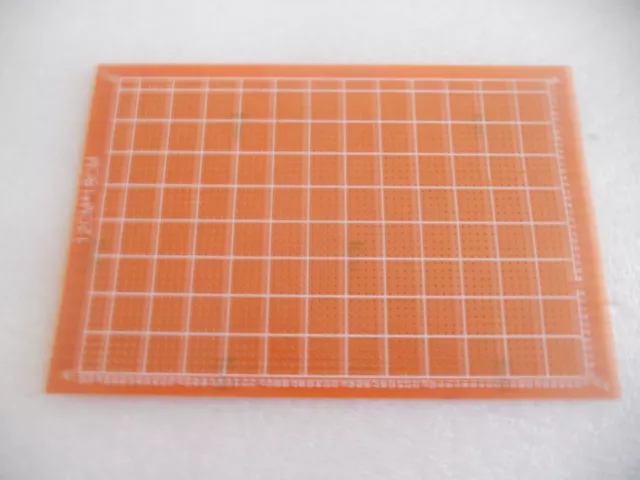 Plaque d'essai circuit imprimé bakélite simple face 120 X 180 mm (f)