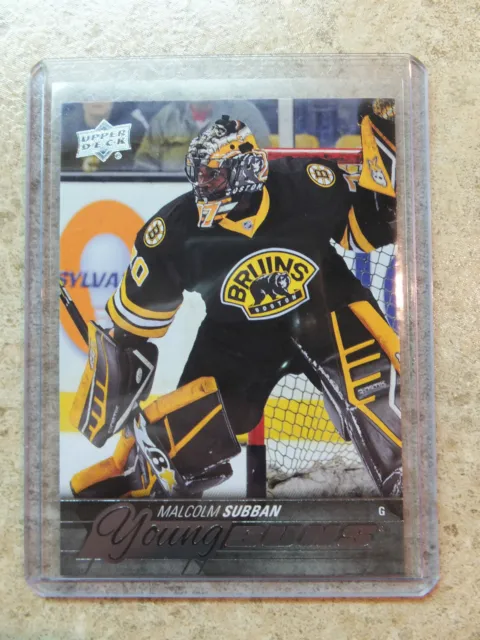 15-16 UD YG Young Guns Rookie RC #211 MALCOLM SUBBAN