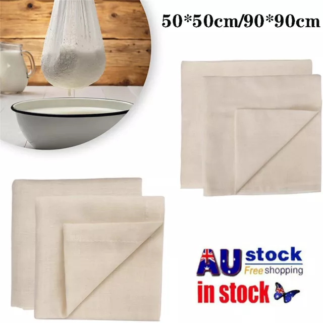 Cheese Cloth Food Straining Butter Muslin Gauze Cooking Draining Cotton  Fabric 