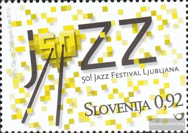 Slowenien 734 (kompl.Ausg.) postfrisch 2009 Jazzfestival Ljubljana