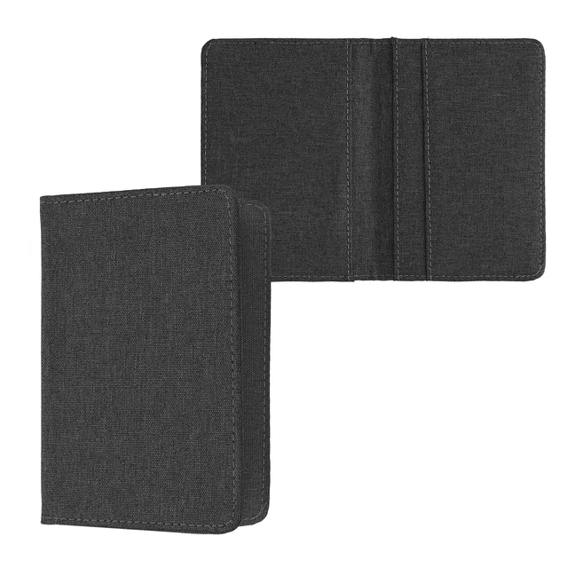 TPZORJX Fahrzeugschein Hülle - Ultradünne Dokumententasche Mit 24 Kartenfächern PU Leder