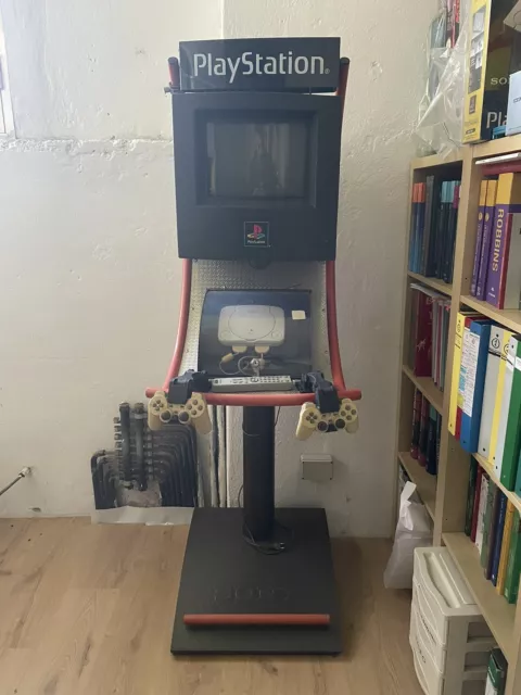Sony Playstation PS1 Psone Kiosk Store Display Totem With Original Console