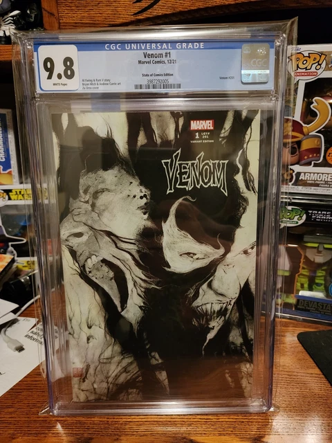 Venom #1 State Of Comics Exclusive Zu Orzu Cover CGC 9.8 (A)