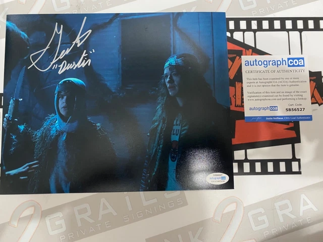GATEN MATARAZZO signed photo STRANGER THINGS Dustin 8x10 ACOA G