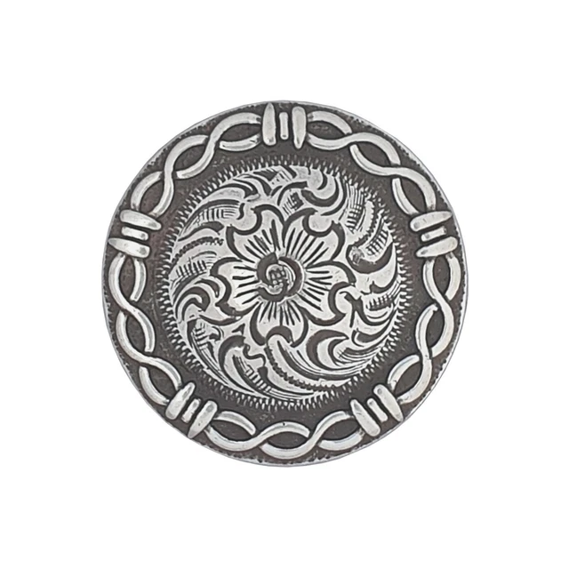 Stacheldraht Rand Concho Floral Barbed Wire Edge Tandy Leather