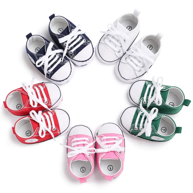 Newborn Baby Boy Girl Pram Shoes Infant Sneakers Toddler PreWalker Trainers 0-18 3