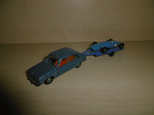 Lot Ancien Majorette – Remorques Et Alpine F3 (en L'état, Selon Photos)