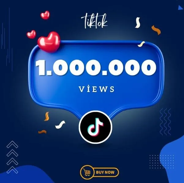 TikTok 1.000.000 Video Views + Save + Share  Top Quality 1K like Gift ✅ ⚡
