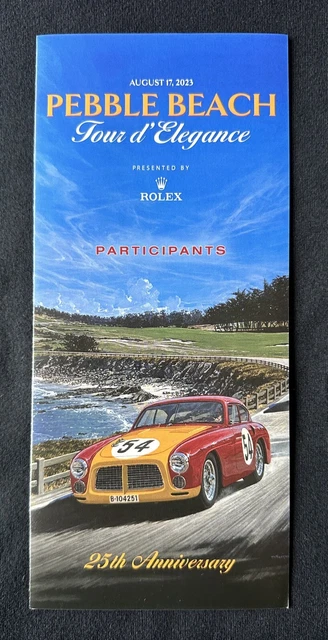 2023 Pebble Beach Concours Rolex Tour Program 1952 1953 Pegaso Z-102 Tim Layzell 2023 Pebble Beach Concours Rolex Tour Program 1952 1953 Pegaso Z-102 Tim Layzell