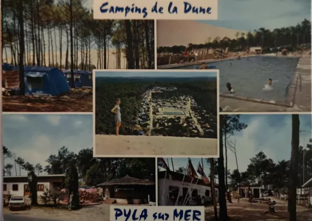CPM PILA-sur-MER Bassin d'Arcachon le Camping de la Dune dept-33