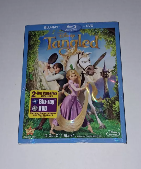 Disney's Tangled Blu-ray DVD With Slipcover