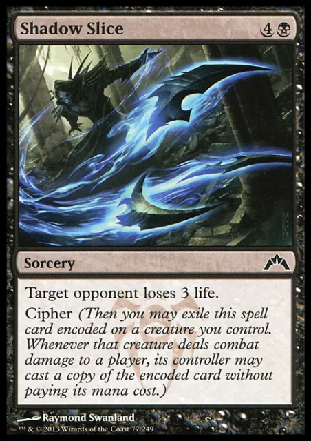 MTG 4x SHADOW SLICE - OMBRE TRANCIANTI - GTC - MAGIC