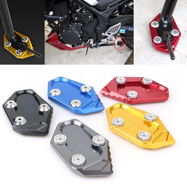 Supporto piastra cavalletto prolunga per Yamaha YZF R3/R25 MT-03 2013-16 titanio