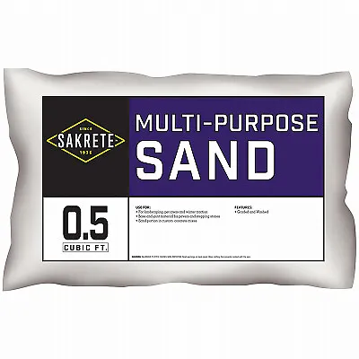 40100223 Sakrete .5cuft Multi Purpose Sand 40100223