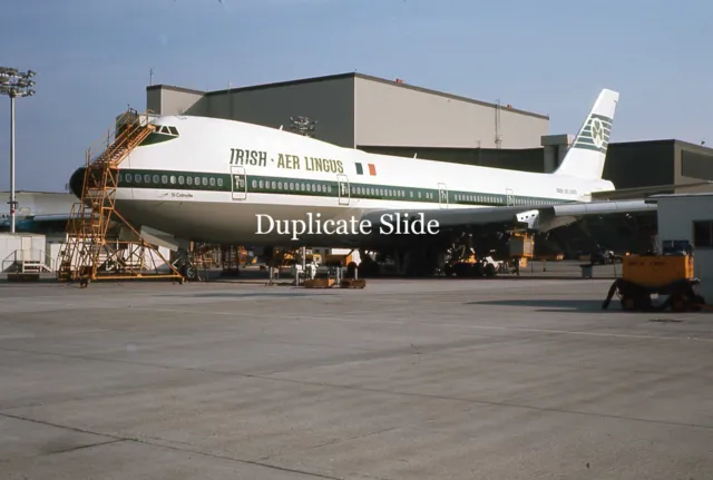 Aircraft Slide - Aer Lingus B.747 EI-ASJ @ Boeing Field 1971 (C144 - Duplicate)