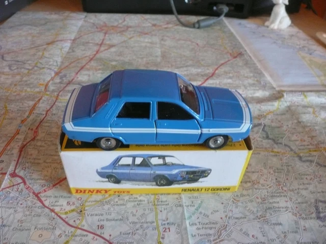 Dinky Toys Atlas Renault 12 Gordini 1/43 - Bleue - REF 1424 G En Boîte