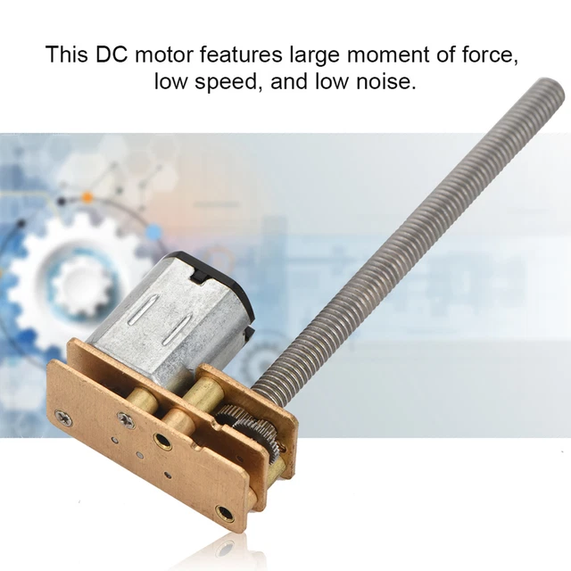 (6V 60RPM) DC Gear Motor Reduction Geared Motor Gear Box