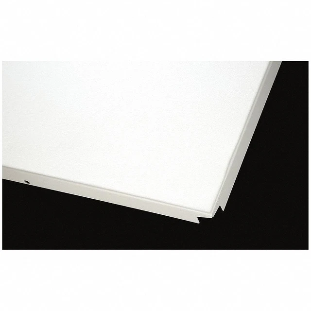 Armstrong 5488P1WH Metalworks Securelock Ceiling Tile, 24" x 24", White, 8 Pk Armstrong 5488P1WH Metalworks Securelock Ceiling Tile, 24" x 24", White, 8 Pk