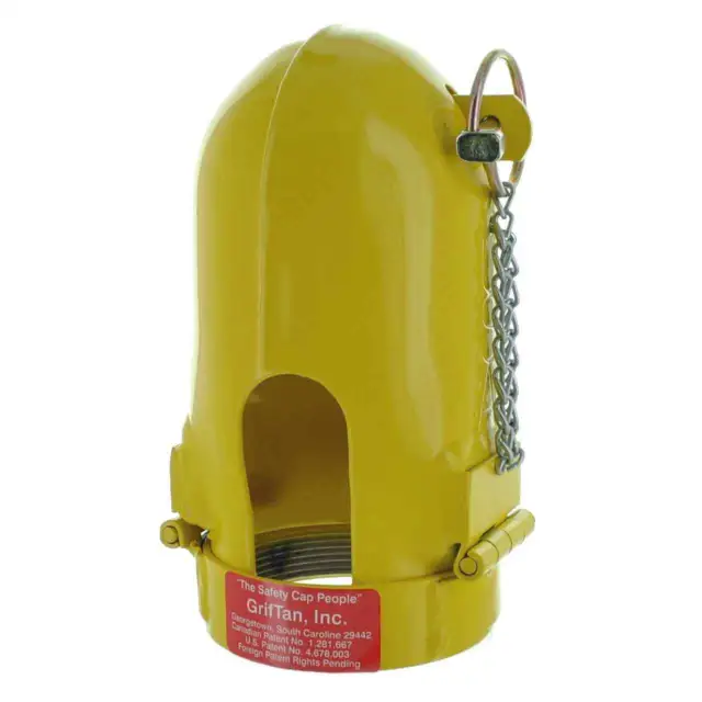 Gas Cylinder Regulator Protector Safety Cap Fine Thread 3-1/8 x 11