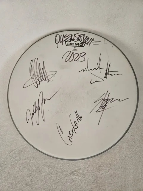 Queensryche~ *FULL BAND SIGNED*  16 inch REMO DRUMHEAD from 2023 Tour