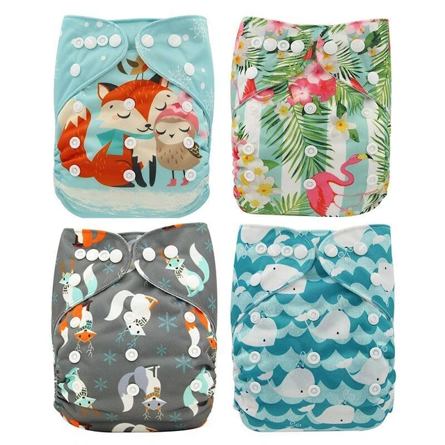 Cloth Diaper Baby Adjustable Cover Soft Suede Washable Nappy Reusable Waterproof