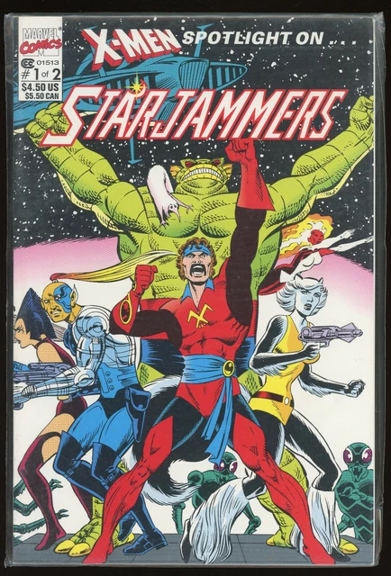 X-MEN SPOTLIGHT ON STARJAMMERS, 1&2. Graphic novel format. Both VF(8).