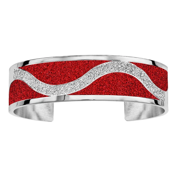 Bracelet Manchette Hipanema Rouge Beige - Taille S - Neuf Avec étiquettes - Valeur 90€